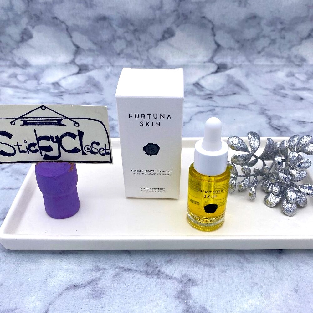 Furtuna Skin Skincare,Biphase Moisturizing Oil,Glow-Travel15ml,0.5oz-BOXED-NEW